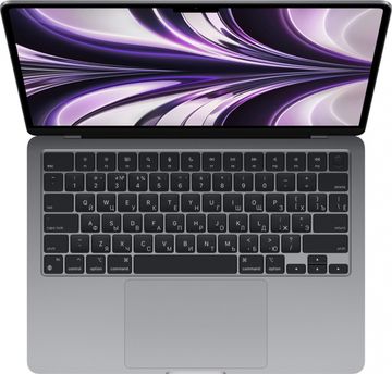 Apple MacBook Air 13" (M2, 8C CPU/10C GPU, 2022), 8 ГБ, 512 ГБ SSD, «серый космос»