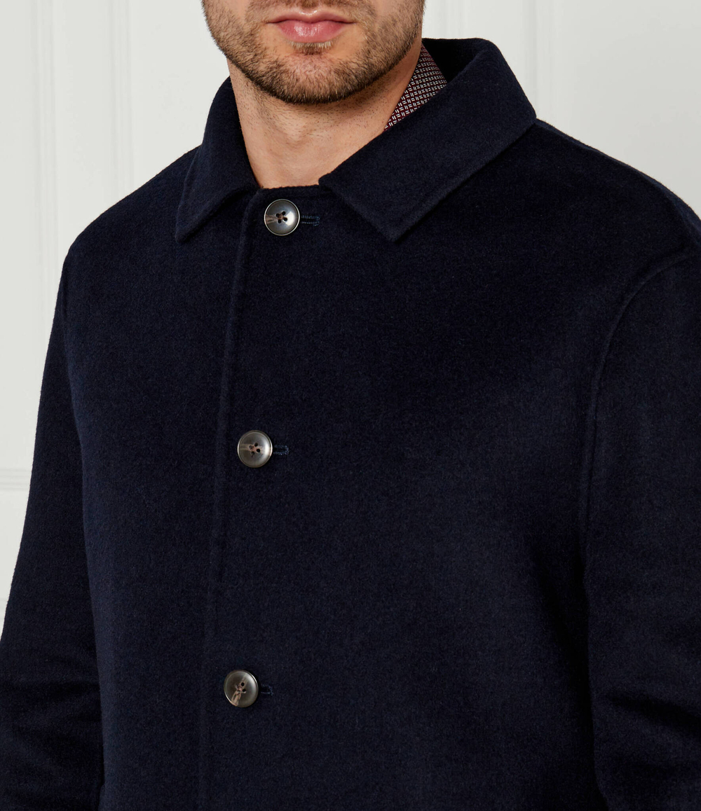 Шерстяное пальто Tommy Hilfiger - темно-синий(MW0MW37395)