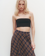 A-line Skirt Dark-Blue