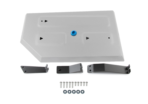 Защита топливного бака Rival для Jaecoo J8 РКПП 4WD 2024-н.в., рынок РФ, алюминий 3 мм, с крепежом, штампованная, 333.0949.1