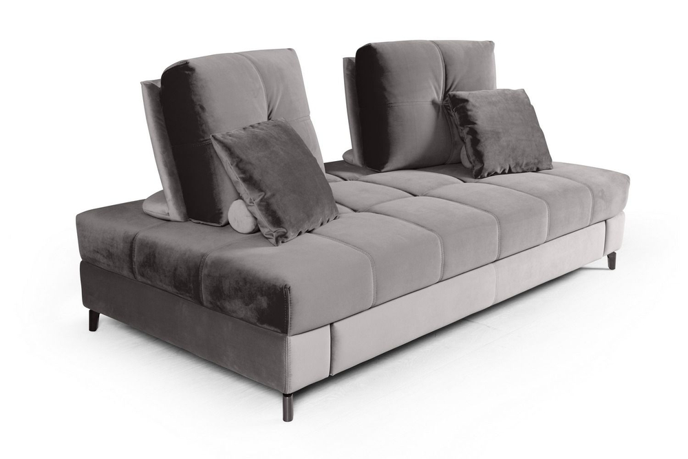 Reef диван-кровать велюр серый