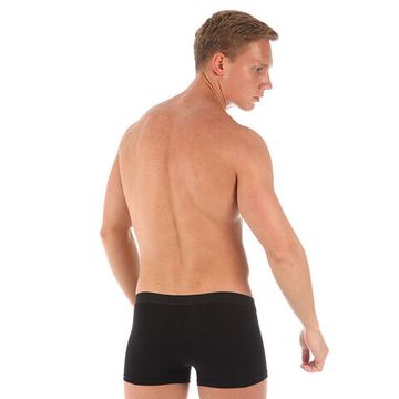 Мужские трусы боксеры черные Romeo Rossi RR6012-2