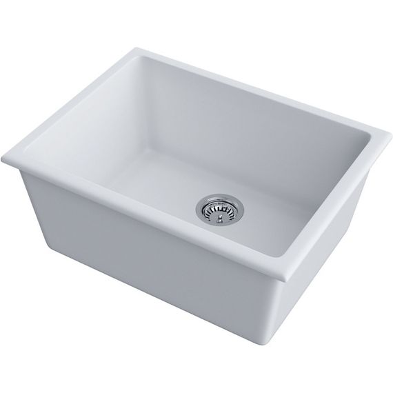 Мойка Omoikiri Okinoshima 61-U/I-WH Natceramic/белый