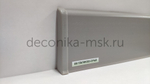 Deconika Напольный плинтус пластиковый Деконика Д70 036 Платиново-серый (70х21х2200 мм)