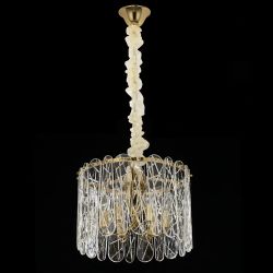 Citilux TALLA CL318262 Люстра хрустальная подвесная Золото