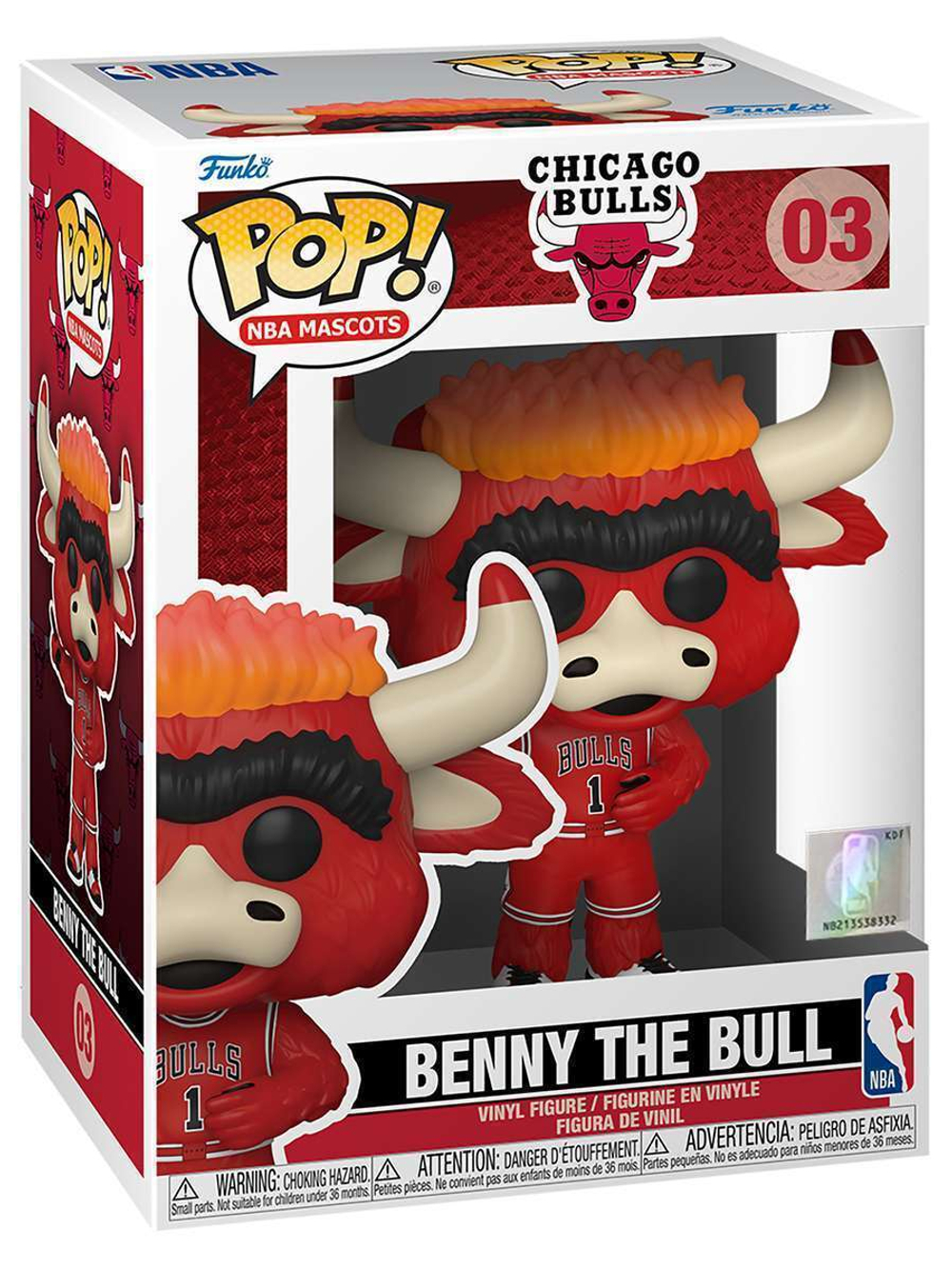 Фигурка Funko POP! NBA Mascots Chicago Benny the Bull (03) 52162