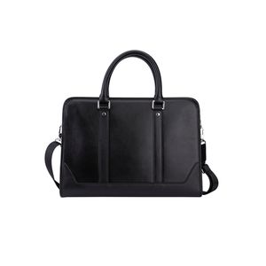 Кожаный портфель, черный CASE0222