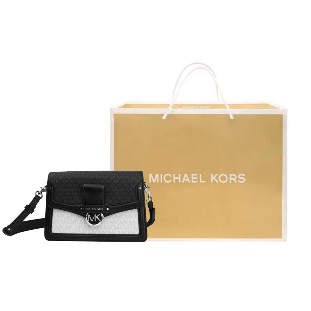 Сумка MICHAEL KORS MK Jessie Logo, 30S0SI6L2V-WHITE-COMBO