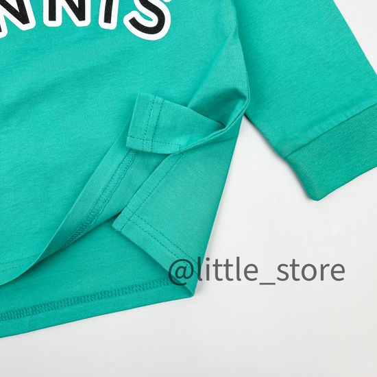 Лонгслив "Теннис" хлопковый, Мята