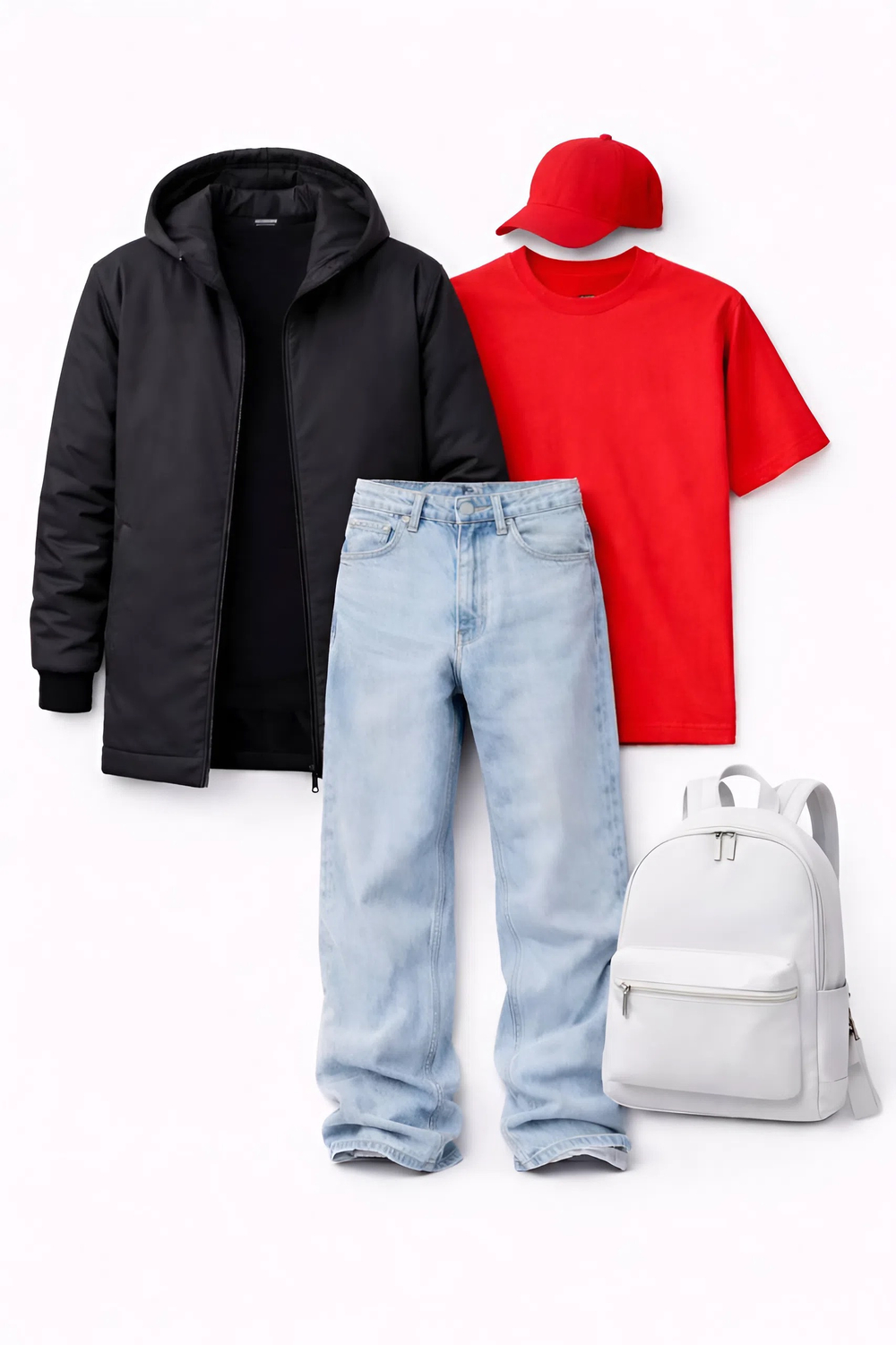 Полупальто мужское демисезонное "HN-6" черный