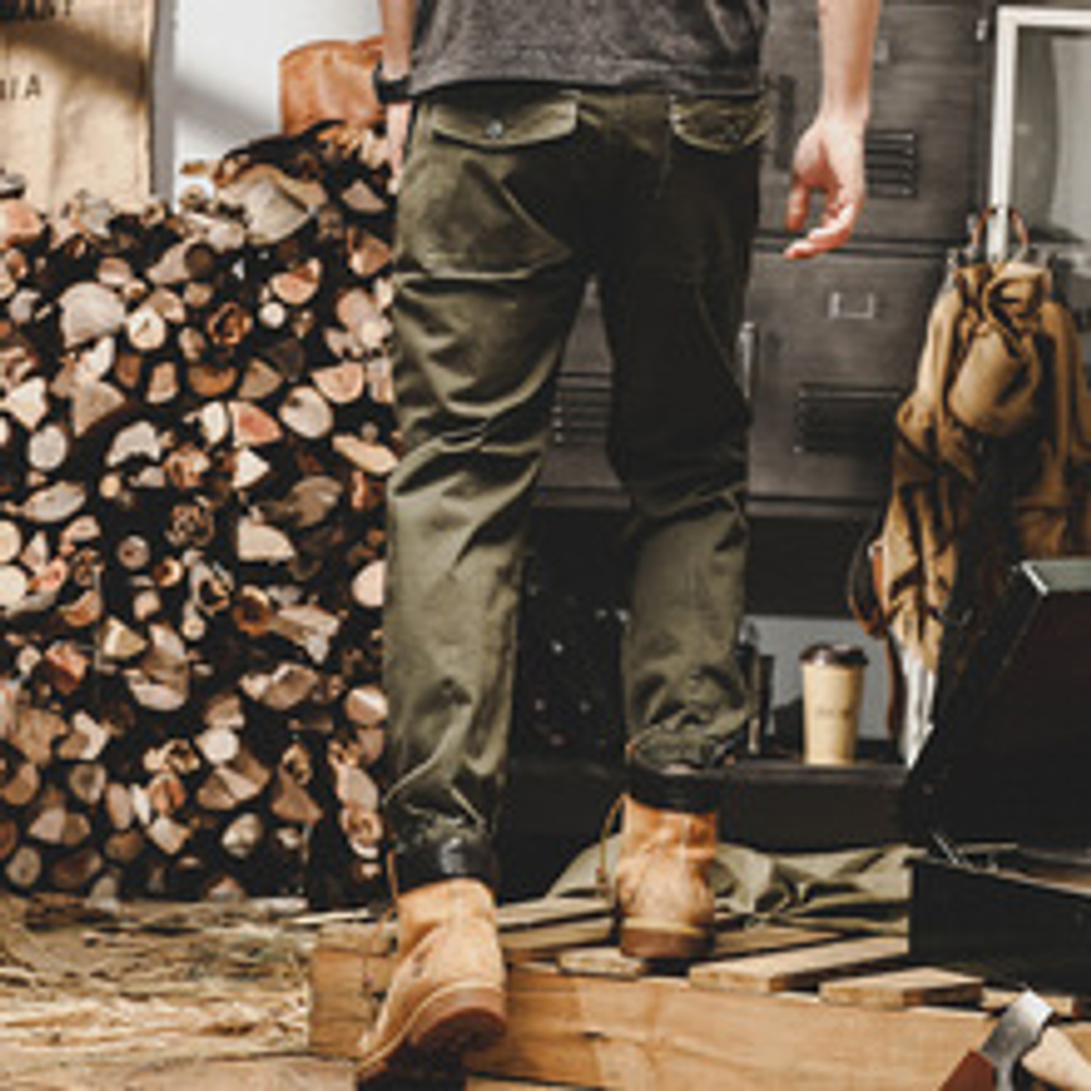 Американские классические ретро-брюки для мужчин, прочные рабочие брюки для весны и осени, свободные прямые брюки-джоггеры с флисовой подкладкой, повседневные брюки для мужчин.