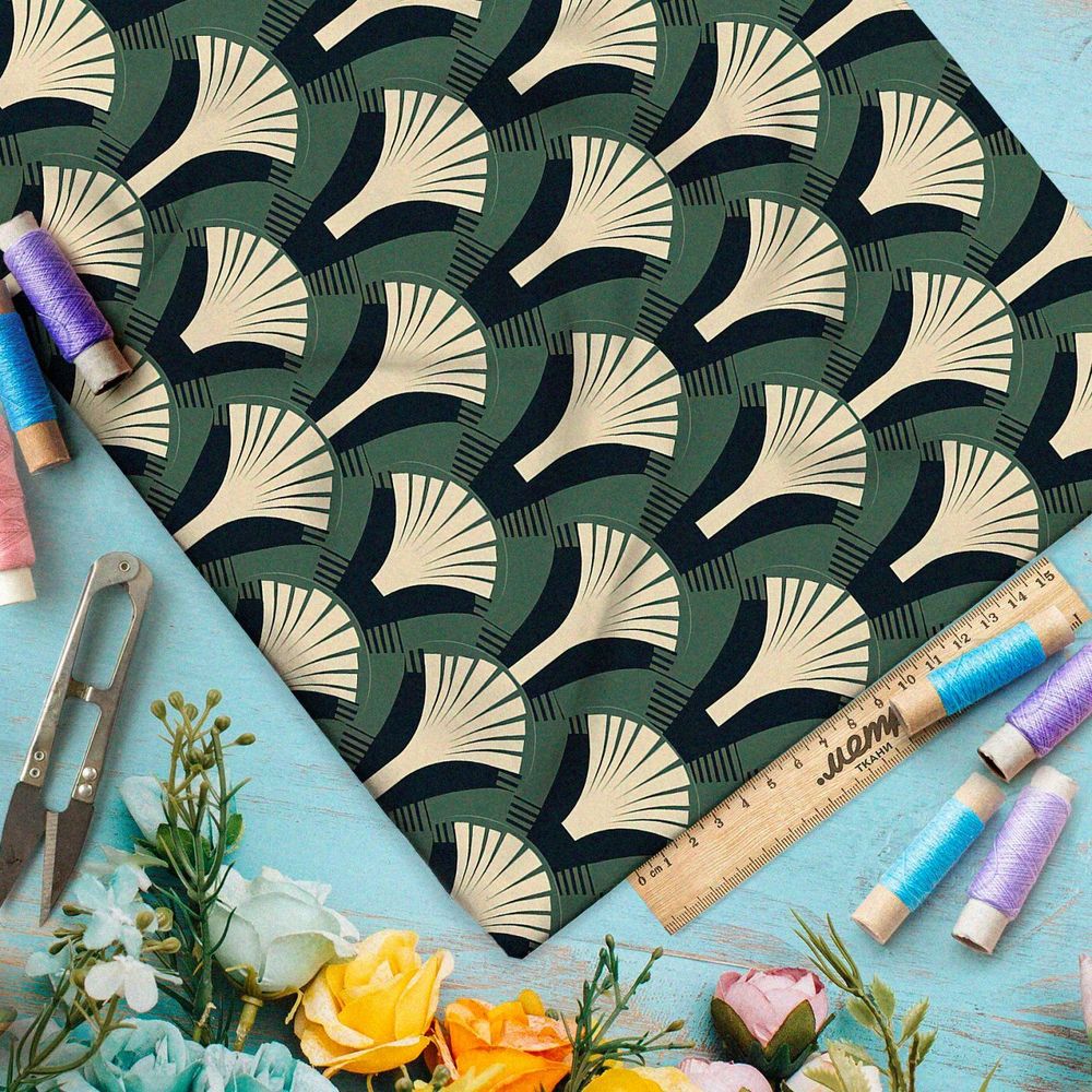 Ткань Барби абстрактный вихрь