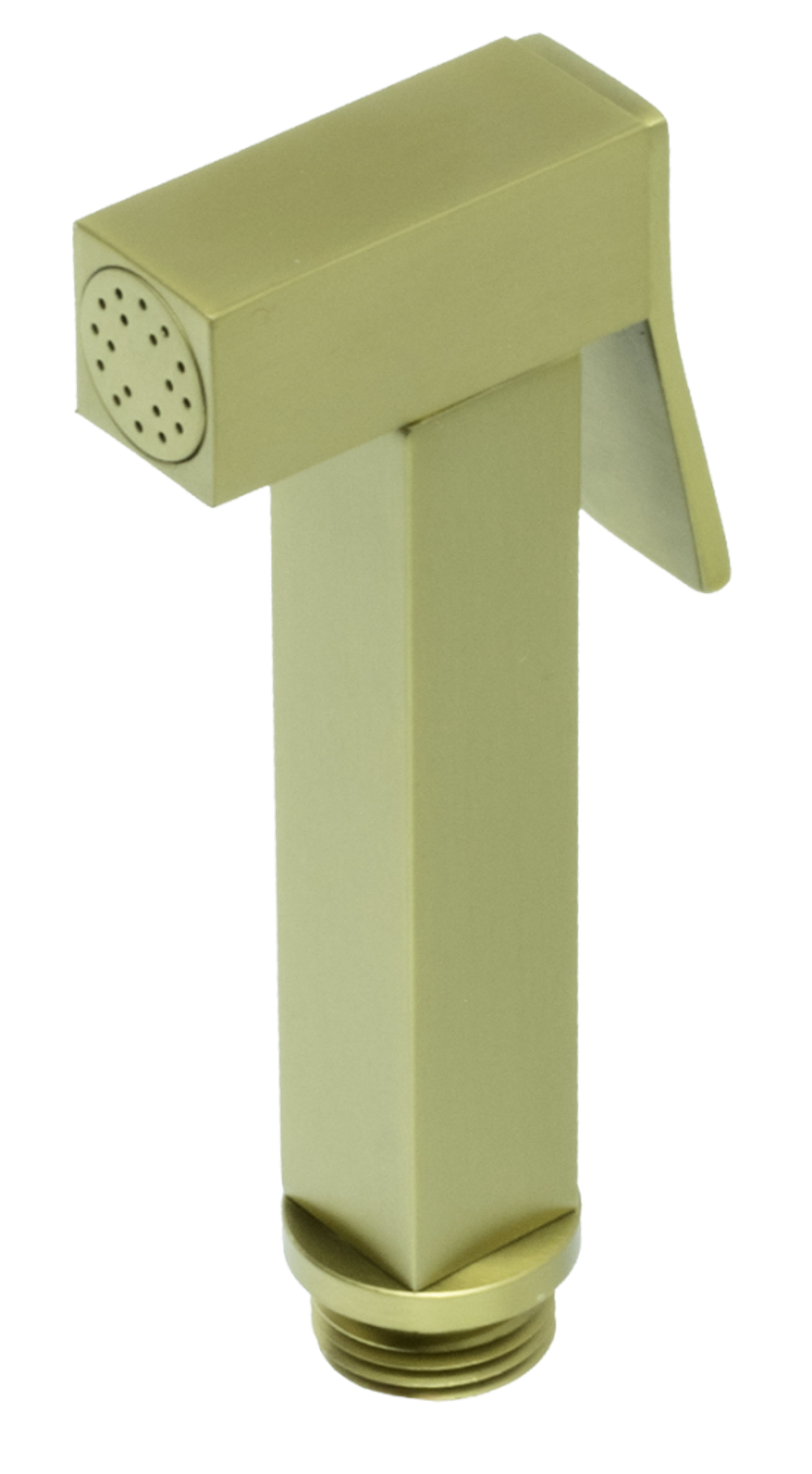 2040-S Лейка металл. для биде КВАДРАТ (МАТ. ЗОЛОТО) GANZER (100/1шт)