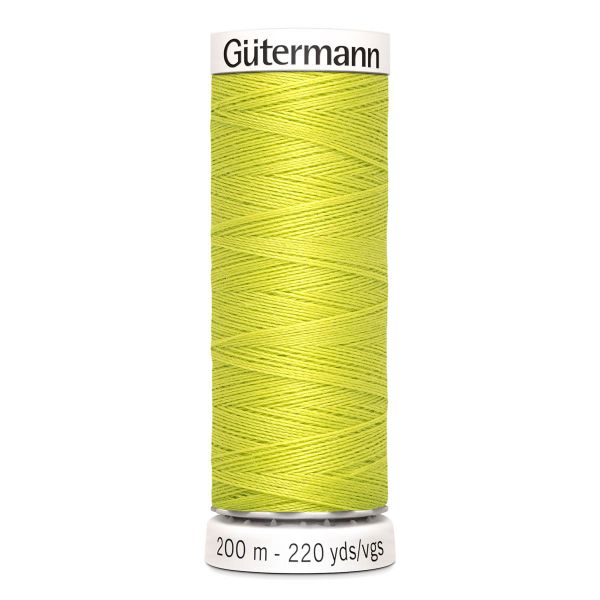 Нитки универсальные Gutermann Sew-all 100 (200 метров), 5 кат. | 334 желто-зеленый