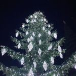 светодиодная игрушка на елку «Кристалл»