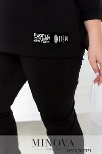 Костюм 2371-черный Minova