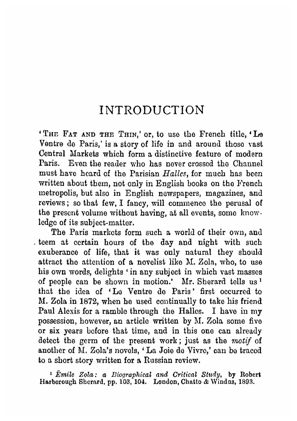 The fat and the thin. (le ventre de Paris) | Zola Emile