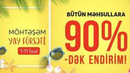💥"Əli və Nino" mağazasında 90%-dək endirim!