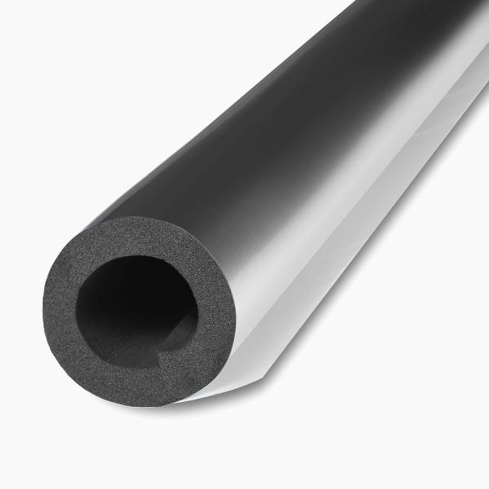 Трубка из вспененного каучука K-FLEX ECO black с покрытием AL CLAD толщина 19 мм Тмакс=130°C черный