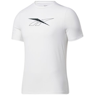 Мужская теннисная футболка Reebok Workout Ready Activchill Short Sleeve Tee M - white