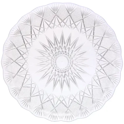 Поднос пластиковый «Ледяная фантазия» 27*2см