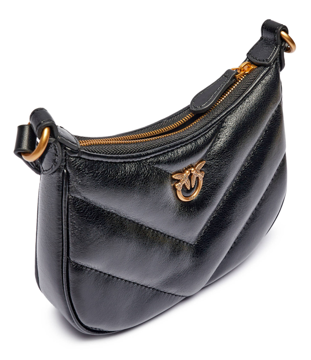Кожаная сумка через плечо HALF MOON BABY Pinko - черный(103538 A1RO)