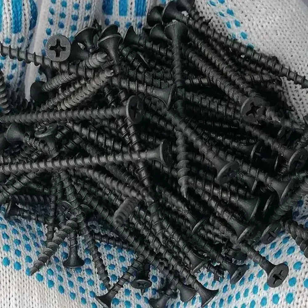 Саморез гипсокартон-дерево 3,5 х 19 мм 500 шт Россия