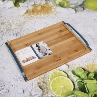 Поднос для завтрака «O'lala» 39,5*28,5*4,8см с металлическими ручками