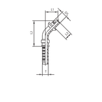 Фитинг DN 10 BEL (Ш) 14 (45)