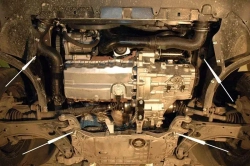 Защита картера и КПП Sheriff для Volkswagen Golf VI (Mk6) 2008-2013 арт.26.1536