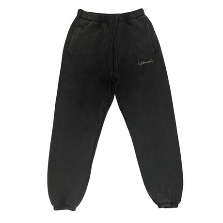 YOONEDE штаны "BLACK WASHED"