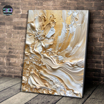 Золотые Арт цветы