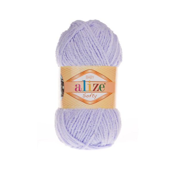 Пряжа Alize (Ализе) Softy / уп.5 мот. по 50 г, 115м, 146 нежная сирень A