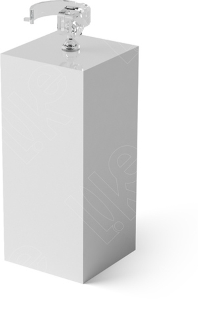 Подставка акриловая для кольца/кольцедержатель/ПЭТ карман для бирки/Н-95 мм.