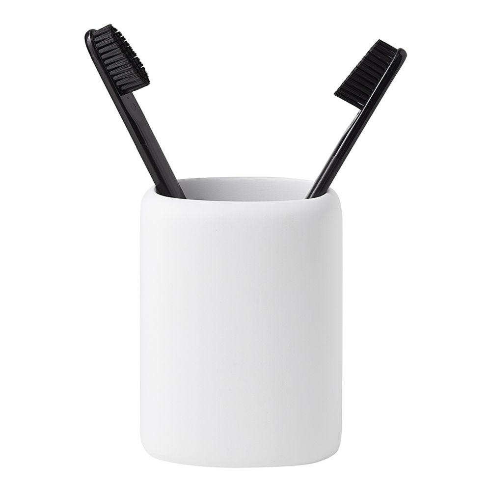 Стакан для зубных щеток Slim, белый