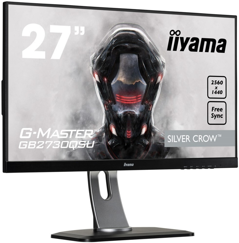 Монитор Iiyama 27;; G-Master GB2730QSU-B1 2560x1440 TN WLED 75Гц 1ms FreeSync DVI HDMI DisplayPort