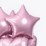 F Шар Звезда 18''/46 см, Розовый Макарунс (розовый перламутр) (БГ-15)