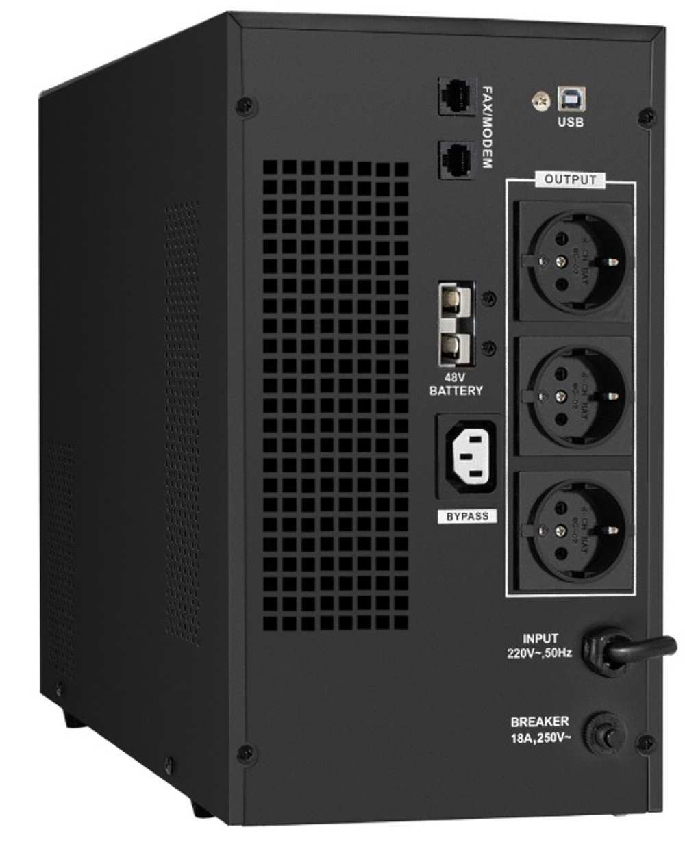 Источник бесперебойного питания  Exegate SineTower SZ-3000.LCD.AVR.3SH.1C13.RJ.USB