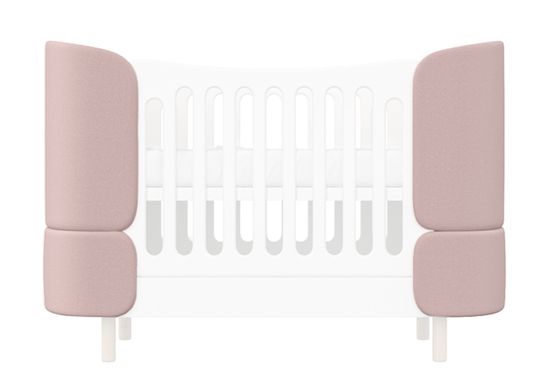 Комплект чехлов для кроватки-трансформера KIDI Soft (розовый)