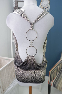 Топ Flamingo с красивой спинкой 44/46 размер, новый