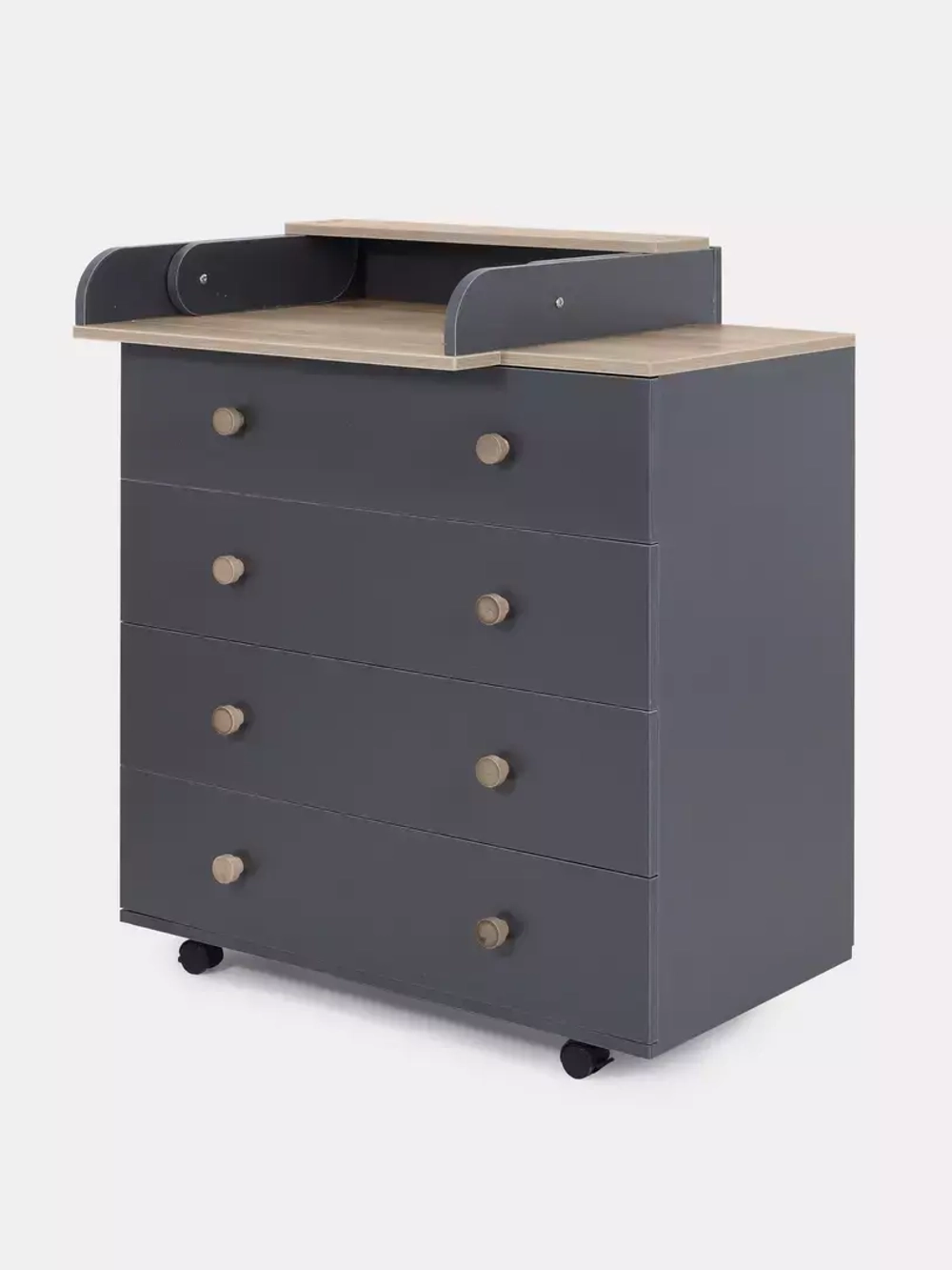 Комод RANT "ELSA PRO" с органайзером 80 см. 4 ящика (арт.125) Moon Grey