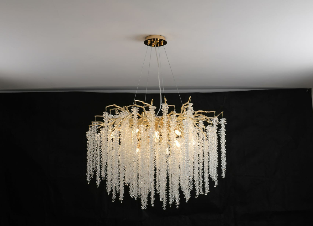 люстра Coral Crystals Round Copper II