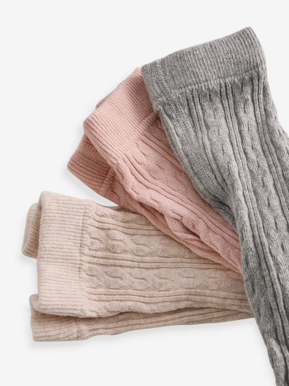 Колготки для малышей Next K84-687, 3 шт., Розовый, Серый