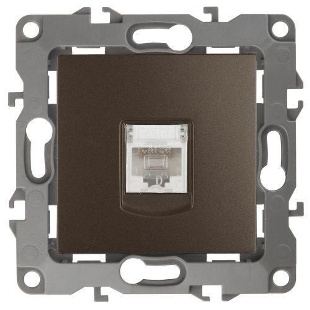 Розетка компьютерная Эра12 12-3107-13 RJ45 бронз. Эра Б0019351 Розетка компьютерная Эра12 12-3107-13 RJ45 бронз. Эра Б0019351