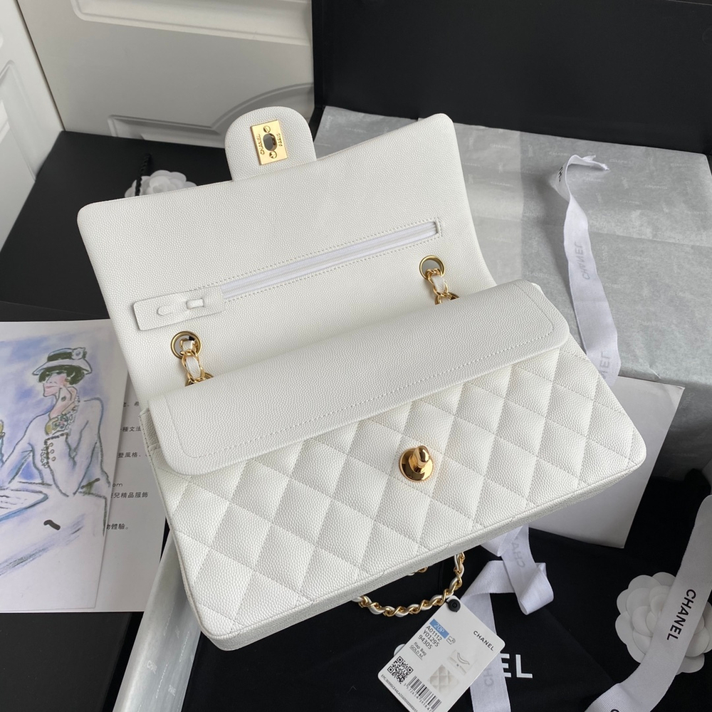 Chane1 Classic Flap Bag 25 cm