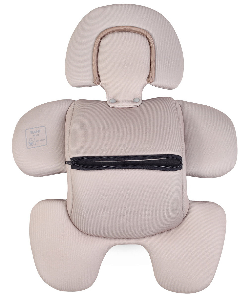 Детская коляска Rant Teo Soft 3 в 1 с автокреслом Aster Zero Beige Cloud