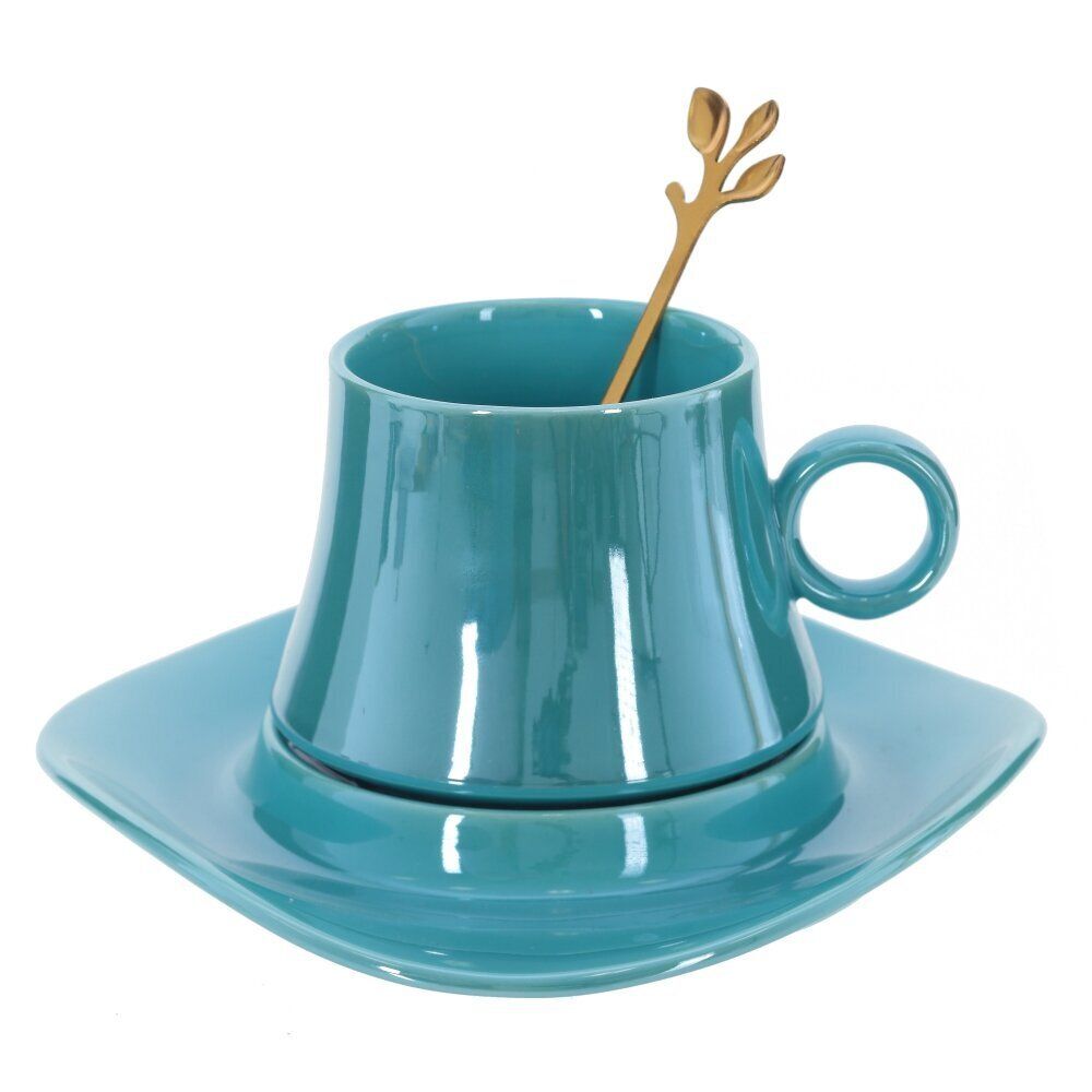 GAEM Кружка с блюдцем и ложкой, 200 мл, L16 W15,5 H8,5 см