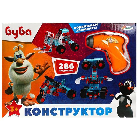 Конструктор БУБА кор.41,2*29*5,5см ИГРАЕМ ВМЕСТЕ