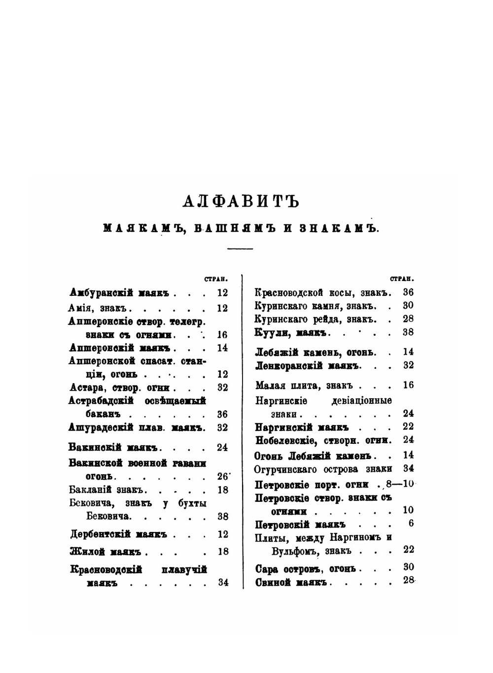 Описание маяков, башен и знаков Российской империи по берегам Каспийского моря | Коллектив авторов