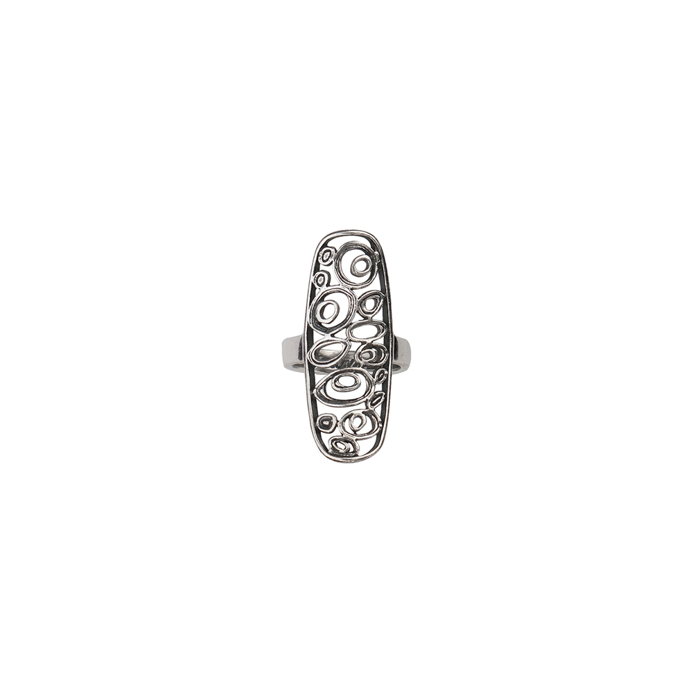 "Ратинда" кольцо в серебряном покрытии из коллекции "Витраж" от Jenavi